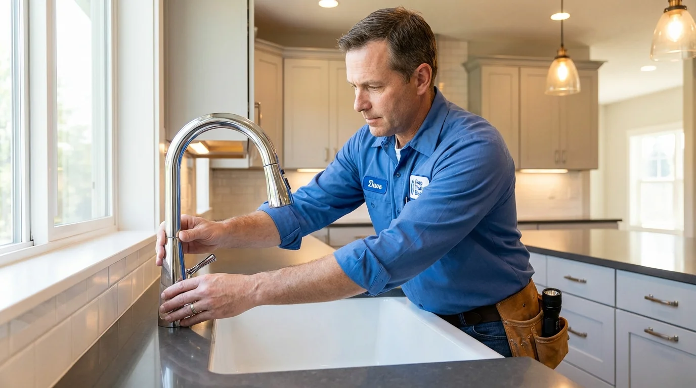 Kitchen faucet installation by Johns Plumbing LLC in Ossining