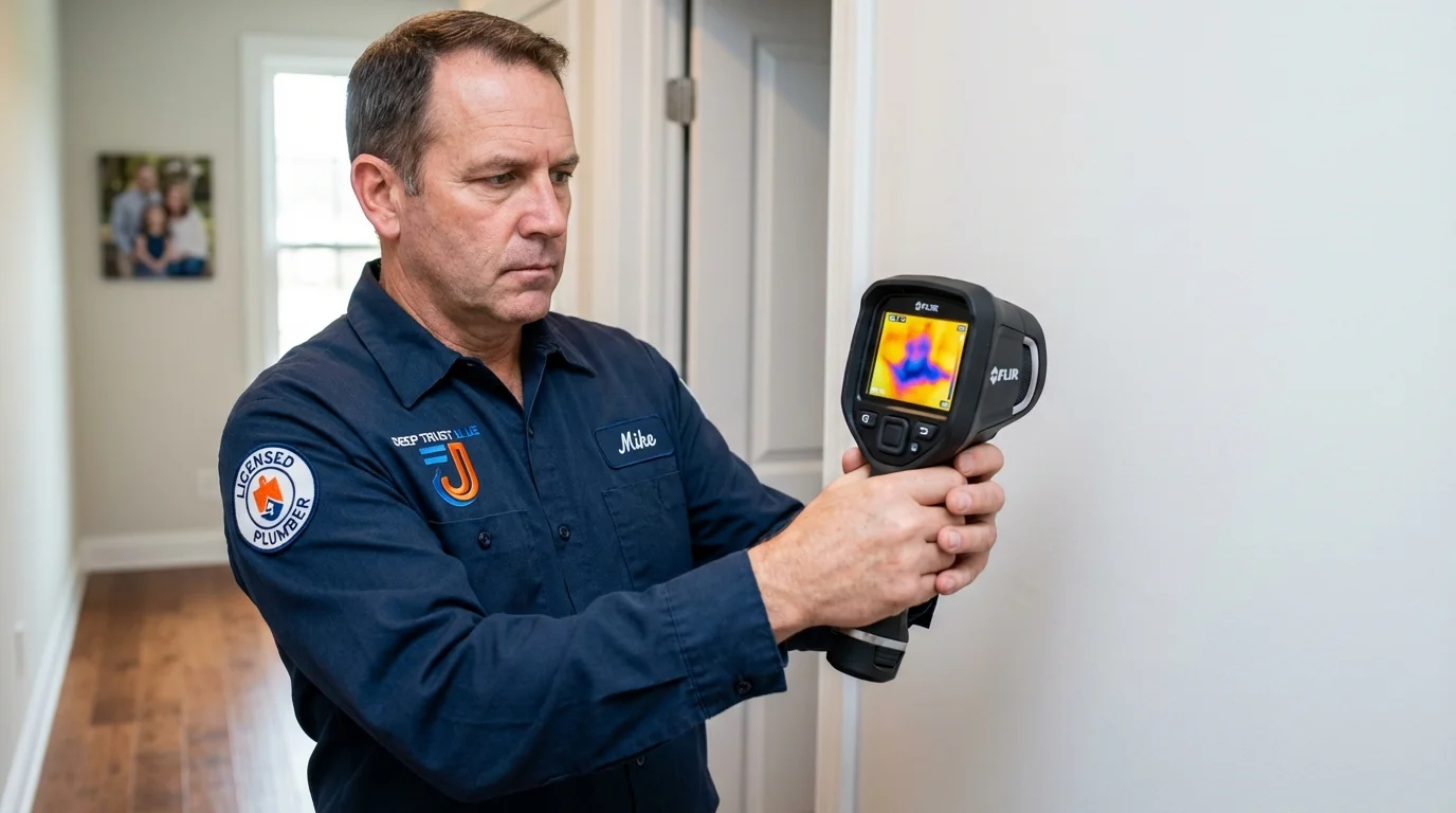 Thermal imaging leak detection by Johns Plumbing LLC in Ossining
